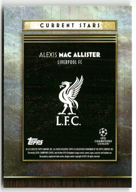 Fußball Alexis Mac Allister 2024-25 Topps Deco UEFA Champions League Liverpool FC Trading Card Original