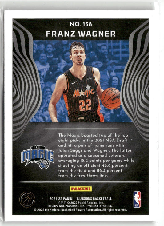 Franz Wagner 2021-22 Panini Illusions - Rookies #158 (RC)