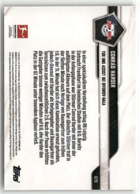 2025 Topps Now Bundesliga Conrad Harder Black /10 #075 Leipzig