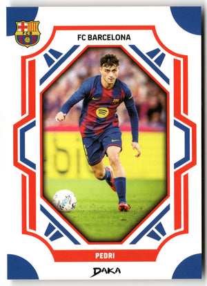 Fußball Pedri Daka FC Barcelona 2025 #FCB-7-B FC Barcelona Trading Card Original