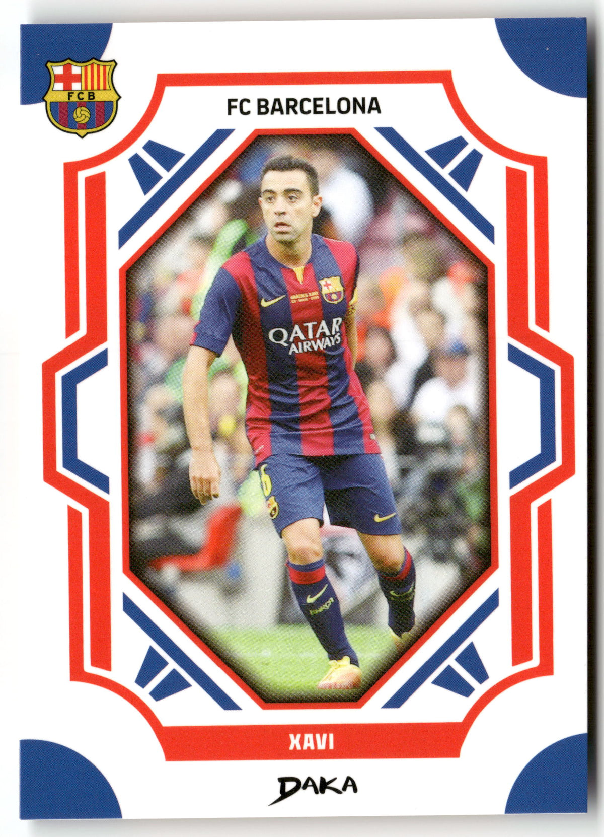 Fußball Xavi Daka FC Barcelona 2025 #FCB-29-B FC Barcelona Trading Card Original