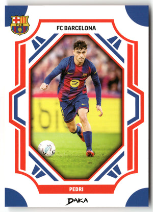Fußball Pedri 2025 Daka FC Barcelona #FCB-7-B FC Barcelona Trading Card Original