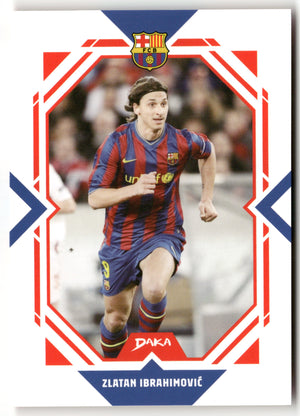 Fußball Zlatan Ibrahimović Daka FC Barcelona 2025 #FCB-28-A FC Barcelona Trading Card Original