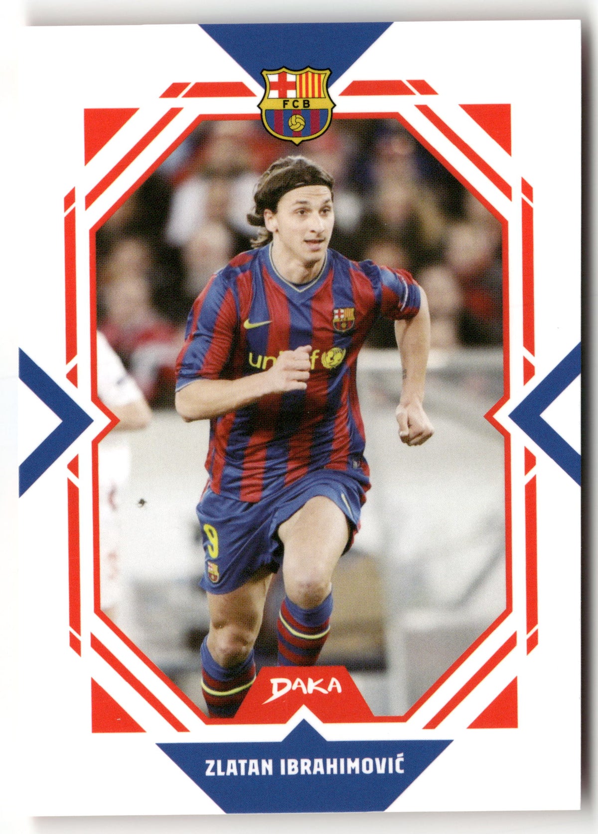 Fußball Zlatan Ibrahimović DAKA FC Barcelona 2025 #FCB-28-A FC Barcelona Trading Card Original