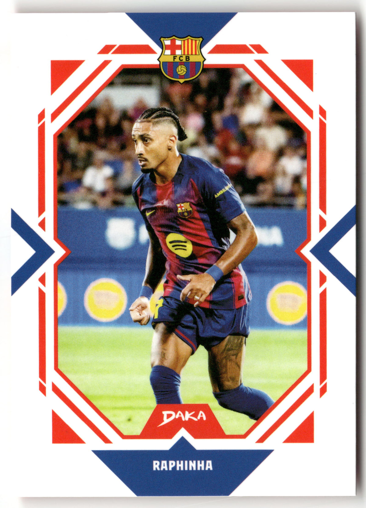 Fußball Raphinha 2025 Daka FC Barcelona #FCB-4-A FC Barcelona Trading Card Original