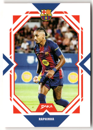 Fußball Raphinha 2025 Daka FC Barcelona #FCB-4-A FC Barcelona Trading Card Original