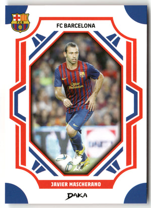 Fußball Javier Mascherano DAKA FC Barcelona 2025 #FCB-26-B FC Barcelona Trading Card Original