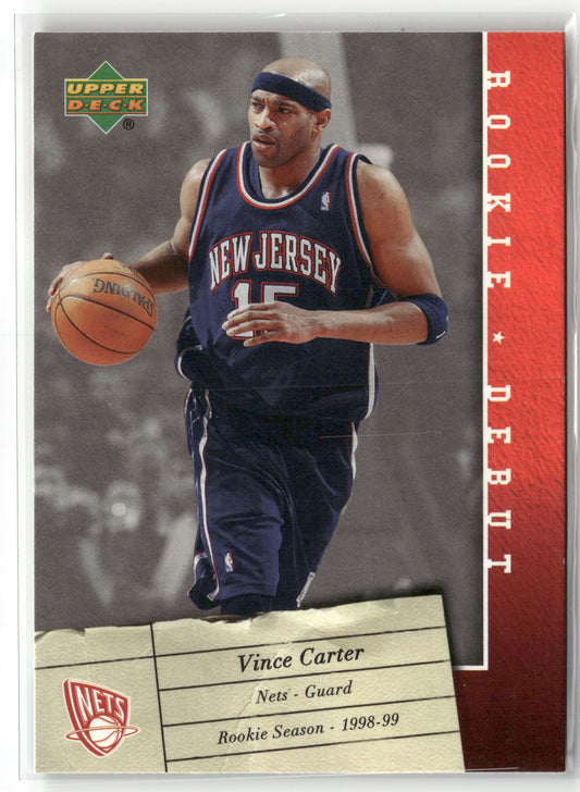 Basketball NBA Vince Carter 2006-07 Upper Deck Rookie Debut #56 New Jersey Nets Trading Card Original