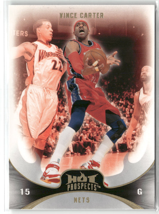 Basketball NBA Vince Carter 2008-09 NBA Hot Prospects #17 New Jersey Nets Trading Card Original