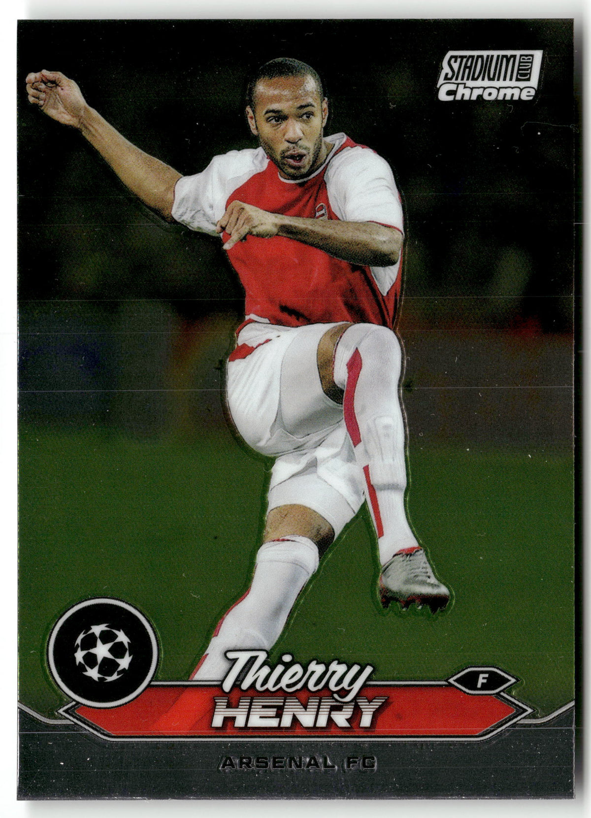 Fußball Thierry Henry 2024 Topps Stadium Club Chrome UEFA Champions League #14 Arsenal FC Trading Card Original