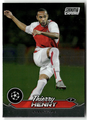 Fußball Thierry Henry 2024 Topps Stadium Club Chrome UEFA Champions League #14 Arsenal FC Trading Card Original