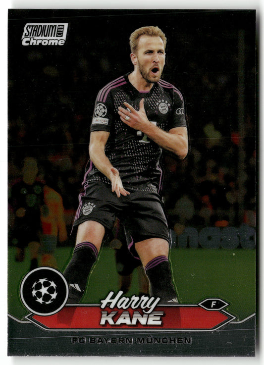 Fußball Harry Kane 2024-25 Topps Stadium Club Chrome UEFA Champions League #68 FC Bayern München Trading Card Original