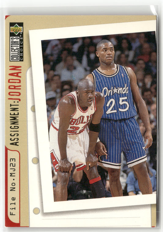 Basketball NBA Michael Jordan 1996-97 Upper Deck Collector's Choice #362 Assignment: Jordan Chicago Bulls Trading Card Original