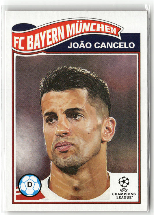 Fußball João Cancelo Topps UEFA Champions League Living Set 2023 #548 FC Bayern München Trading Card Original