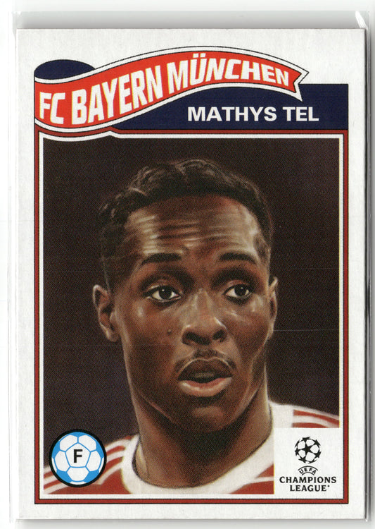 Fußball Mathys Tel Topps UEFA Champions League Living Set 2022-23 #531 FC Bayern München Trading Card Original