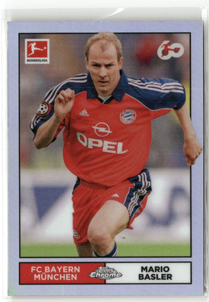 Fußball Mario Basler 2024-25 Topps Chrome Bundesliga #LGU-07 FC Bayern München Trading Card Original