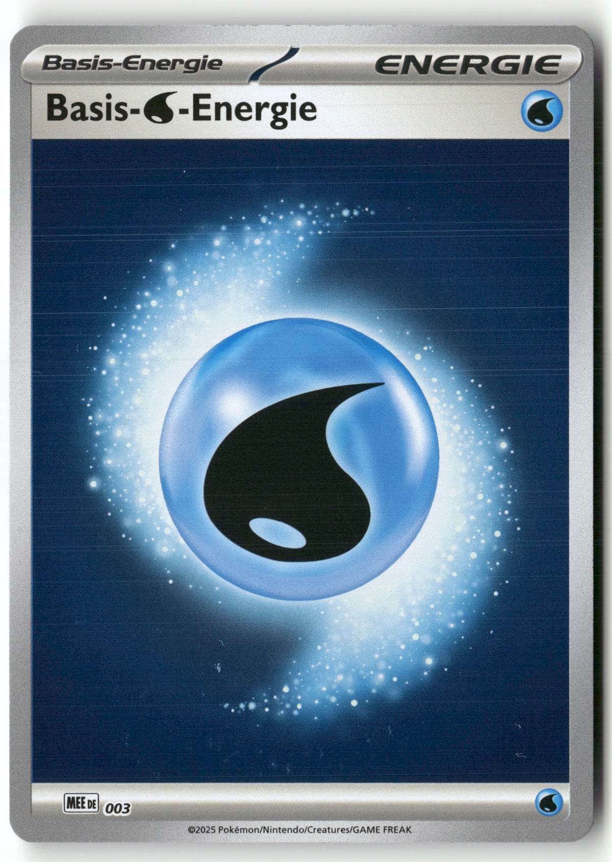 2025 Mega Evolution Basis-Wasser-Energie #003 Pokémon TCG