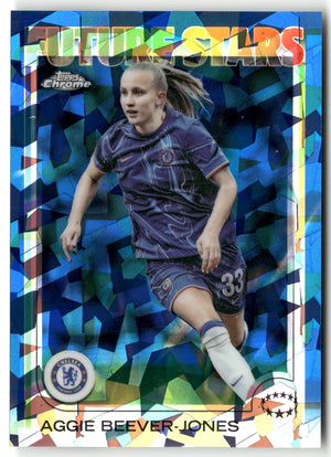 Fußball Aggie Beever-Jones 2024-25 Topps Chrome UEFA Women's Champions League #33 Chelsea FC Trading Card Original