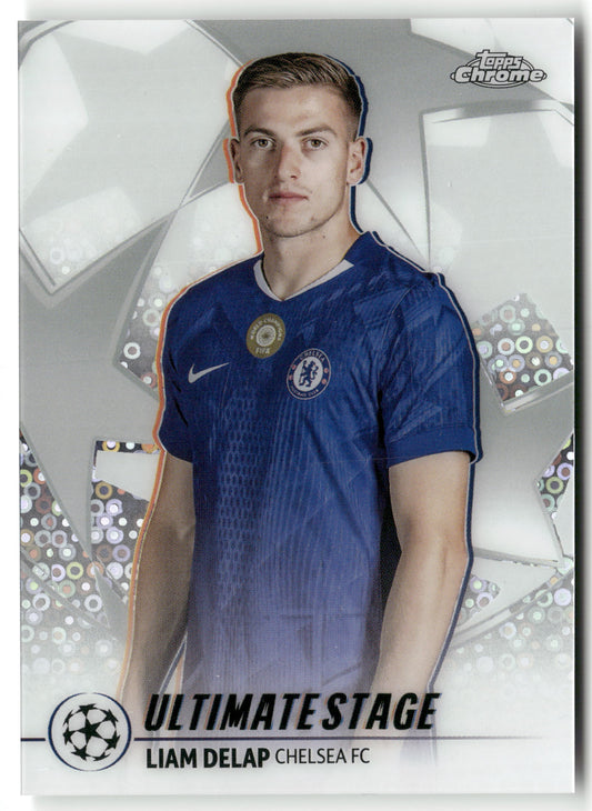 Pokémon TCG Liam Delap 2025-26 Topps Chrome UEFA Club Competitions #US-16 Disco Chelsea FC Trading Card Original