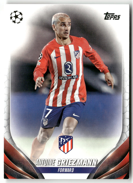 Pokémon TCG Antoine Griezmann 2024-25 Topps UEFA Champions League #190 Atlético de Madrid Trading Card Original