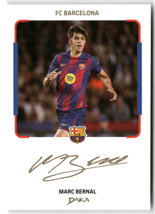Pokémon TCG Marc Bernal DAKA FC Barcelona Instant Cheki 2025 #IC-7 Faksimile Auto FC Barcelona Trading Card Original