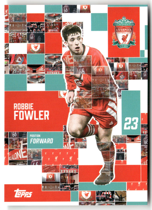 Pokémon TCG Robbie Fowler Topps FC Liverpool 2024 #44 Liverpool Trading Card Original
