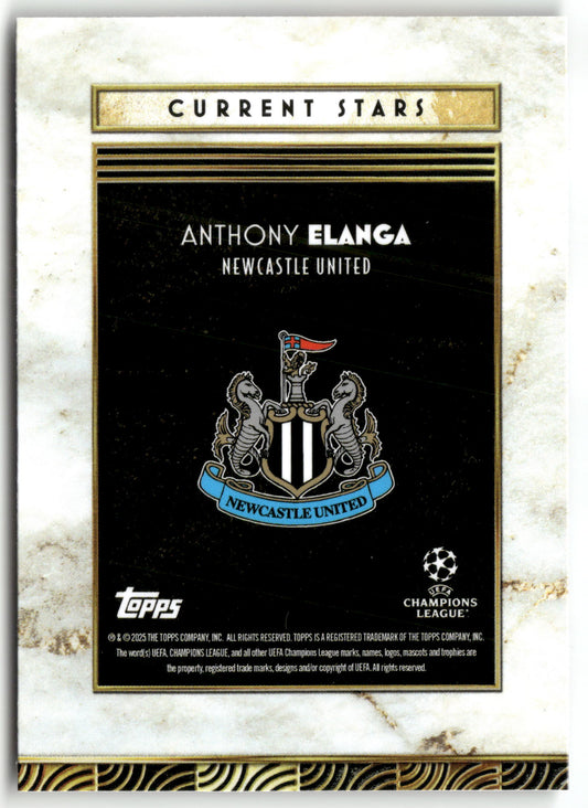 Pokémon TCG Anthony Elanga Topps Deco UEFA Champions League 2024-25 Newcastle United Trading Card Original
