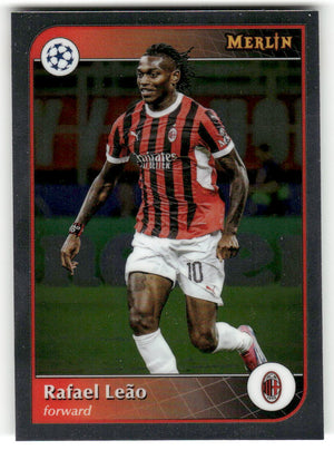 Fußball Rafael Leão Topps Merlin UEFA Champions League 2023-24 #93 AC Milan Trading Card Original
