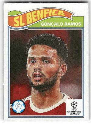 Fußball Gonçalo Ramos Topps UEFA Champions League Living Set 2022-23 #540 SL Benfica Trading Card Original