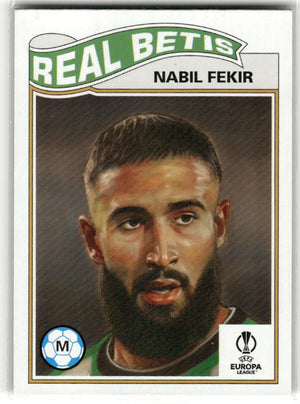 Fußball Nabil Fekir Topps UEFA Europa League Living Set 2022-23 #532 Real Betis Trading Card Original