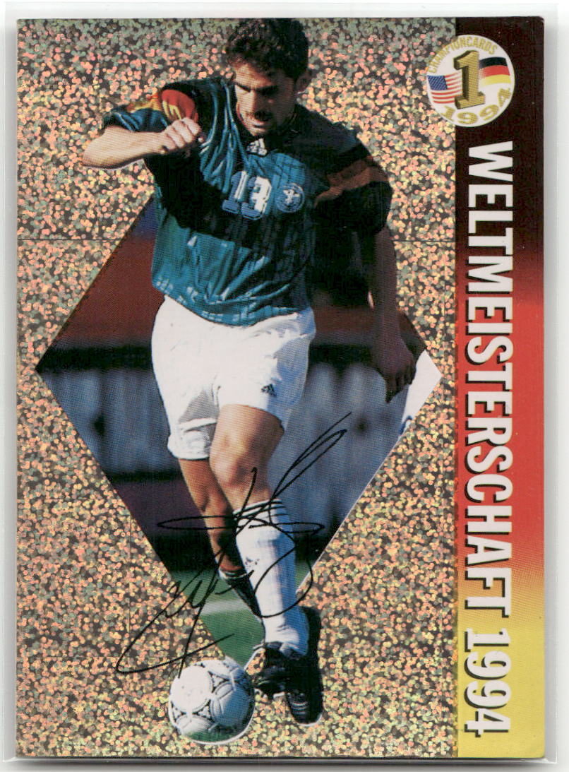 Fußball Stefan Kuntz Panini Weltmeisterschaft 1994 / Fan USA 94 #22 1. FC Kaiserslautern Trading Card Original