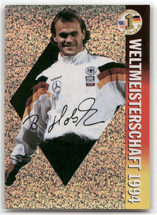 Fußball Bernd Hobsch Panini Weltmeisterschaft 1994 Champion Cards #23 Werder Bremen Trading Card Original