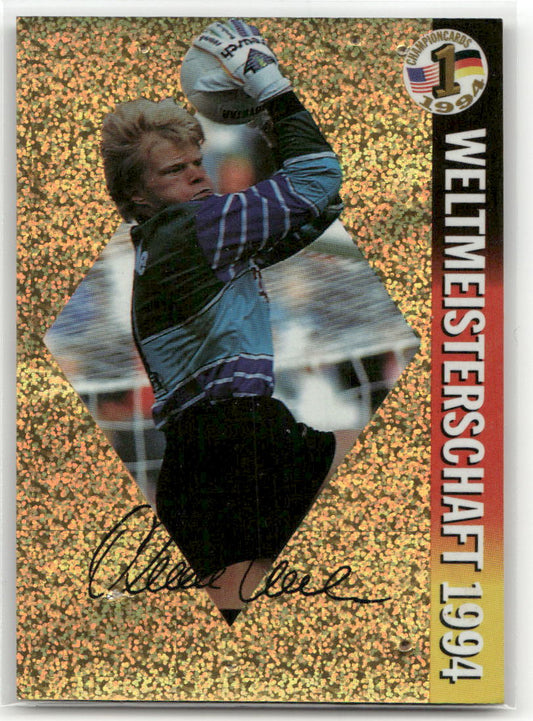 Fußball Oliver Kahn Panini Championcards Weltmeisterschaft 1994 #3 Karlsruher SC Trading Card Original