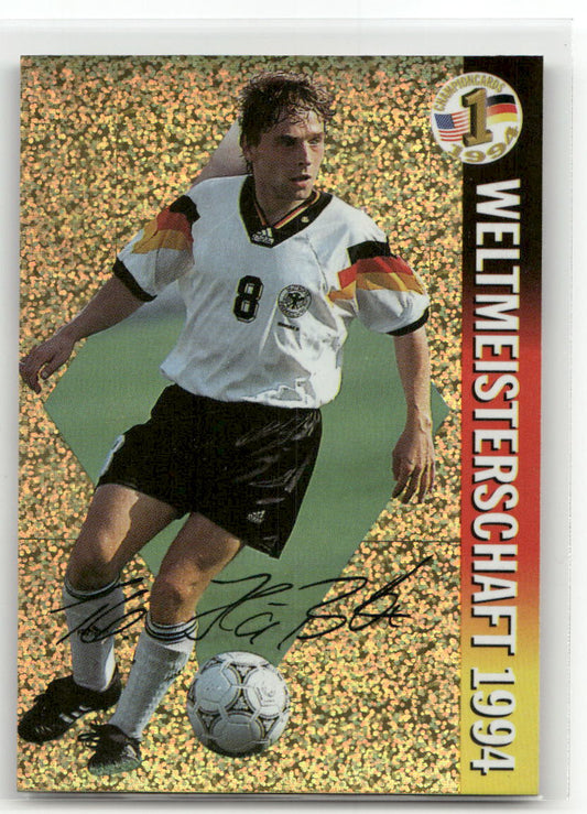 Fußball Thomas Häßler Panini Weltmeisterschaft 1994 #17 AS Rom Trading Card Original