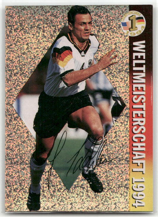 Fußball Jürgen Kohler Panini Weltmeisterschaft 1994 #8 Juventus Turin Trading Card Original