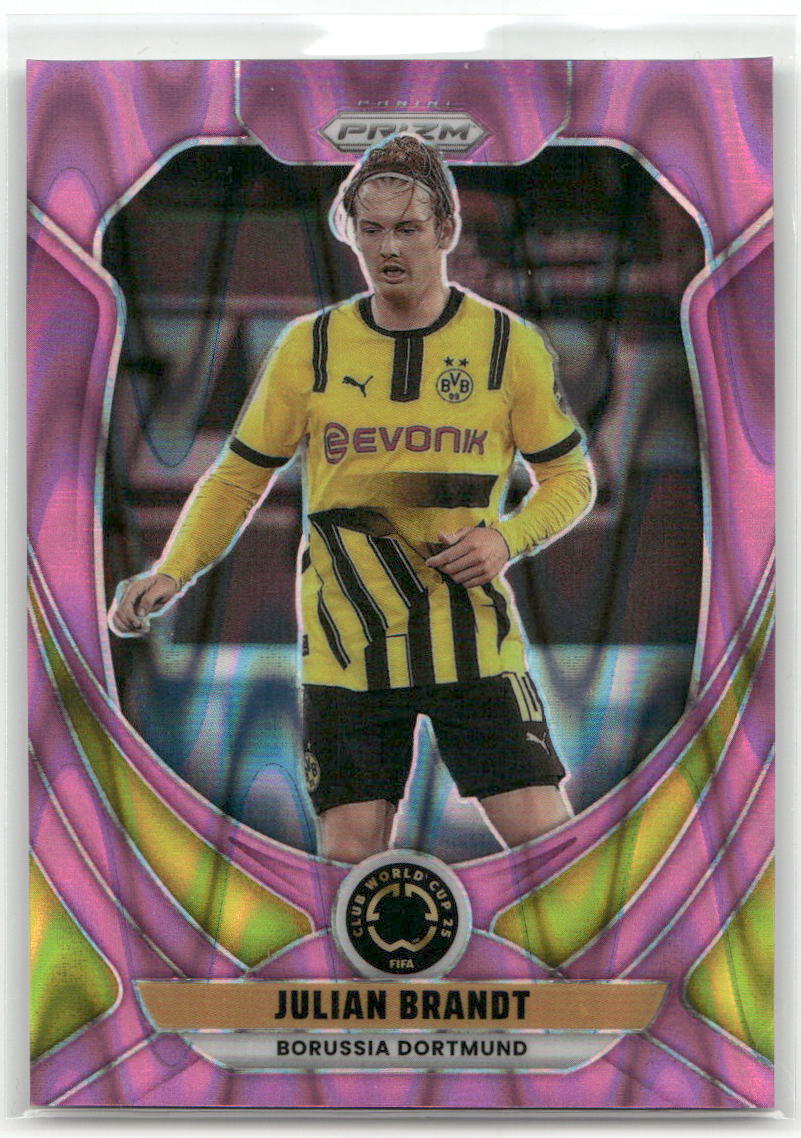 Fußball Julian Brandt 2025 Panini Prizm FIFA Club World Cup #45 Purple Raywave /299 Borussia Dortmund Trading Card Original