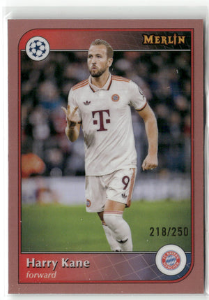 Fußball Harry Kane 2024-25 Topps Merlin UEFA Champions League #100 /250 FC Bayern München Trading Card Original