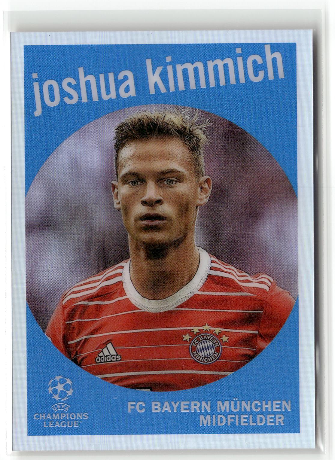 Fußball Joshua Kimmich Topps UEFA Champions League 2022/23 2022-23 #59-31 FC Bayern München Trading Card Original