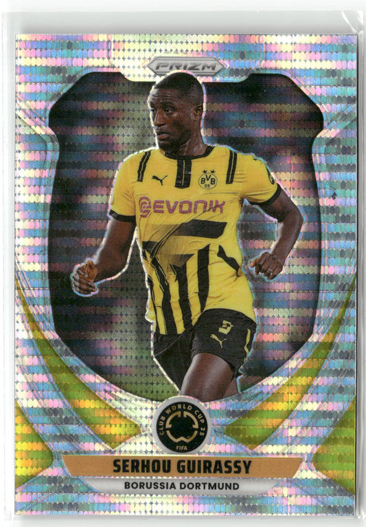 Fußball Serhou Guirassy 2025 Panini Prizm FIFA Club World Cup #50 Pulsar Borussia Dortmund Trading Card Original