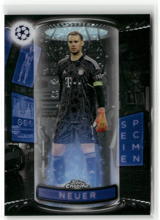 Fußball Manuel Neuer 2022-23 Topps Chrome UEFA Champions League #S-3 FC Bayern München Trading Card Original