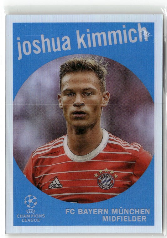 Fußball Joshua Kimmich Topps UEFA Champions League 1959-60 Design 2023 #59-31 FC Bayern München Trading Card Original