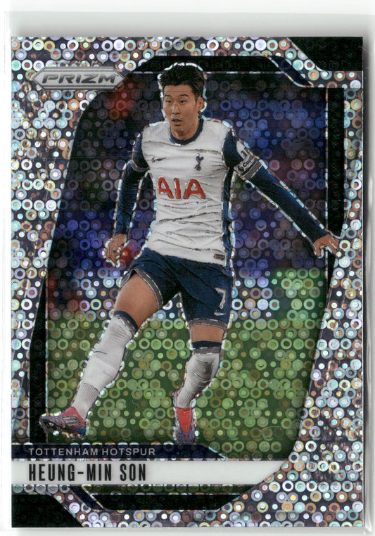 Fußball Heung-Min Son 2024-25 Panini Prizm Premier League Soccer #77 Disco Prizm Tottenham Hotspur Trading Card Original