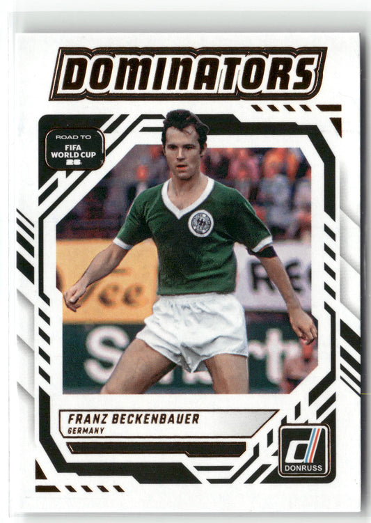 Fußball Franz Beckenbauer 2025-26 Panini Donruss Road to FIFA World Cup 26 Soccer #24 Dominators Germany Trading Card Original