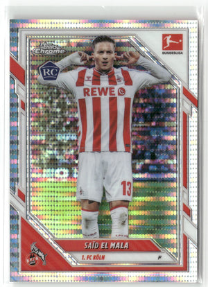 Fußball Saïd El Mala 2025-26 Topps Chrome Bundesliga #50 Rookie Pulsar 1. FC Köln Rookie Card RC Trading Card Original