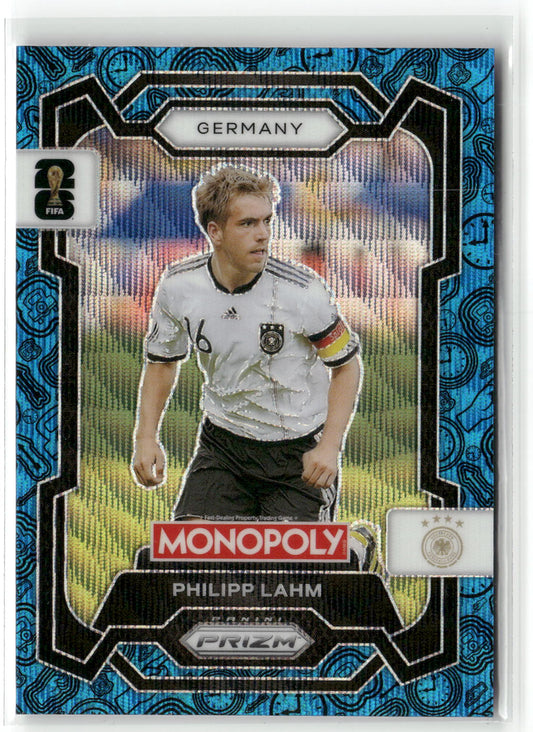 Fußball Philipp Lahm 2026 Panini Monopoly Prizm FIFA World Cup 26 #61 Four Corners Blue Prizm Germany Trading Card Original