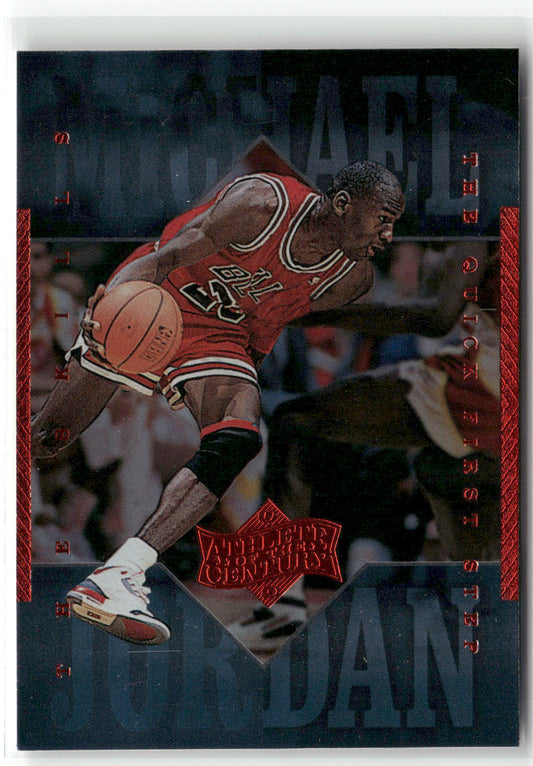 Basketball NBA Michael Jordan Upper Deck Athlete of the Century 1999 #37 Chicago Bulls Trading Card Original