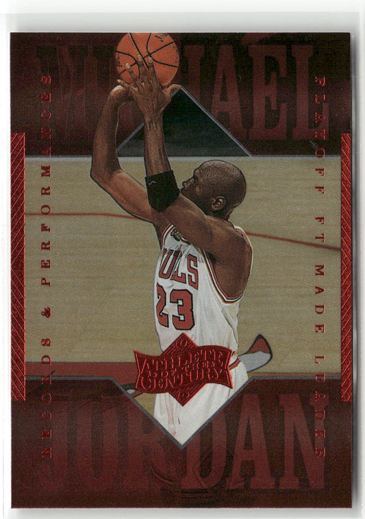 Basketball NBA Michael Jordan Upper Deck Athlete of the Century 1999 #53 Chicago Bulls Trading Card Original