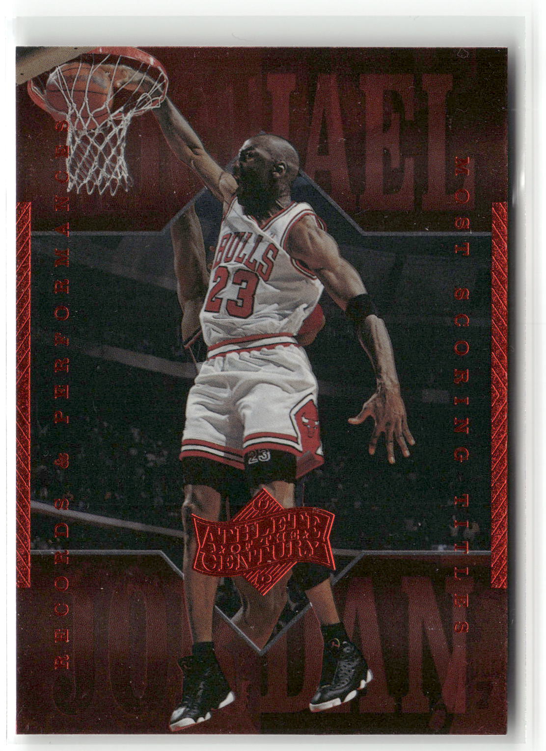 Basketball NBA Michael Jordan Upper Deck Athlete of the Century 1999 #5 Chicago Bulls Trading Card Original
