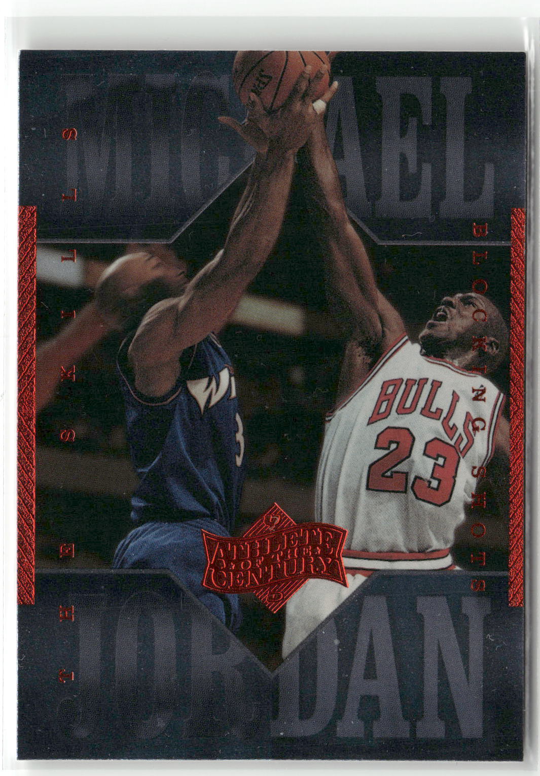 Basketball NBA Michael Jordan Upper Deck Athlete of the Century 1999 #4 Chicago Bulls Trading Card Original