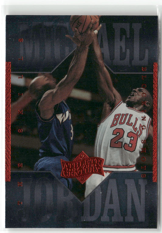 Basketball NBA Michael Jordan Upper Deck Athlete of the Century 1999 #4 Chicago Bulls Trading Card Original